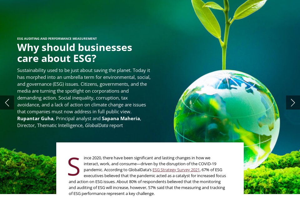 Why Should Businesses Care About Esg Iab Supplement September 2022