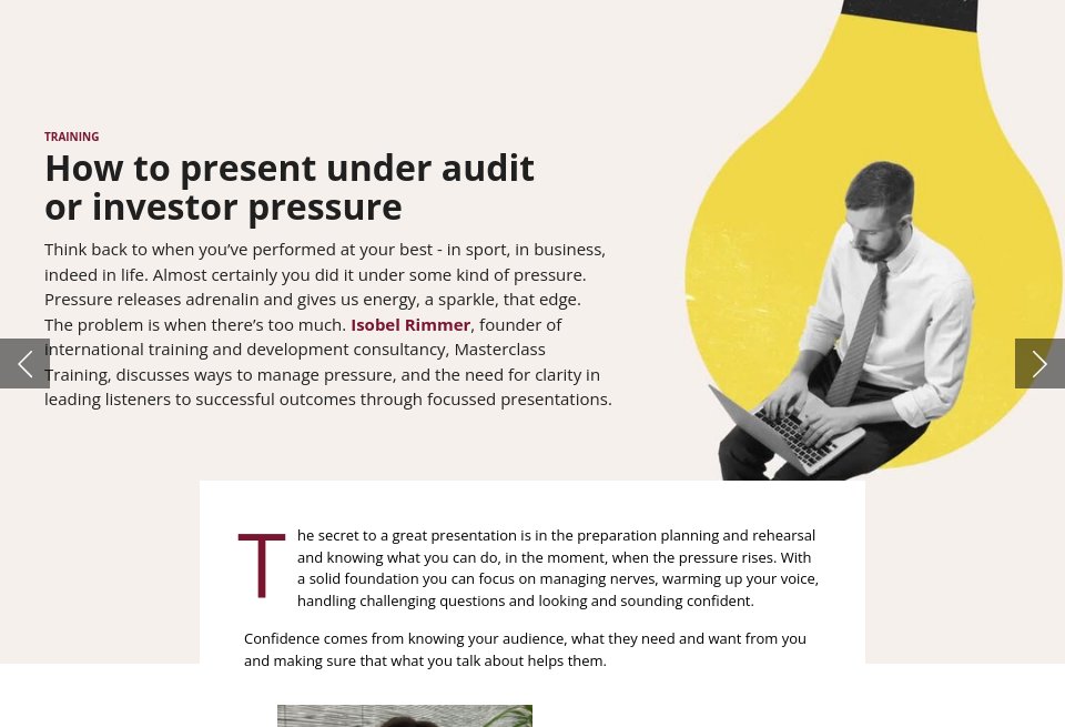 How to present under audit or investor pressure - IAB | Supplement ...